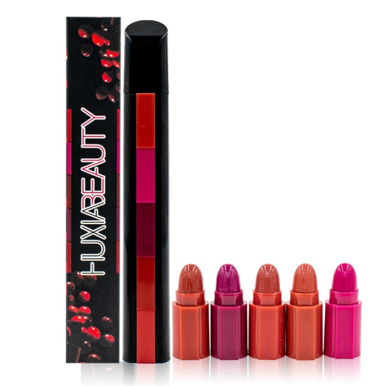 Labial 5 en 1 Red y Nude