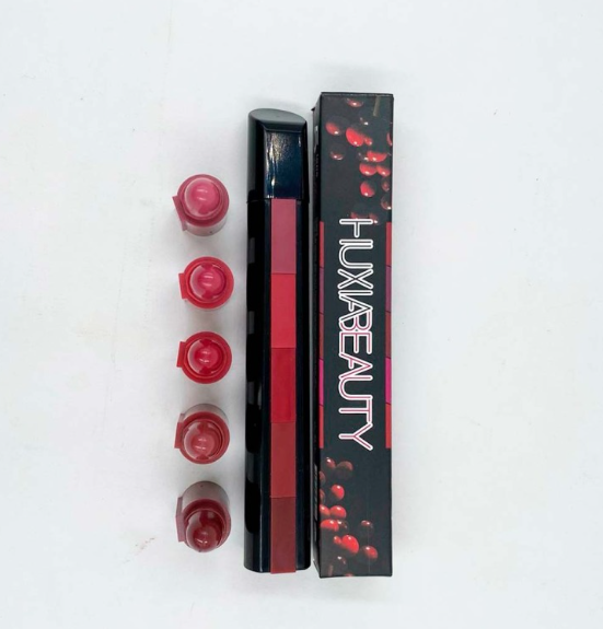 Labial 5 en 1 Red y Nude