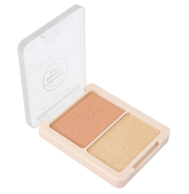 Paleta de Rubor e Iluminador "Fine Morning Light" – Novo