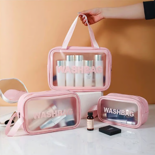 Set de 3 Cosmetiqueras Lavables WASHBAG