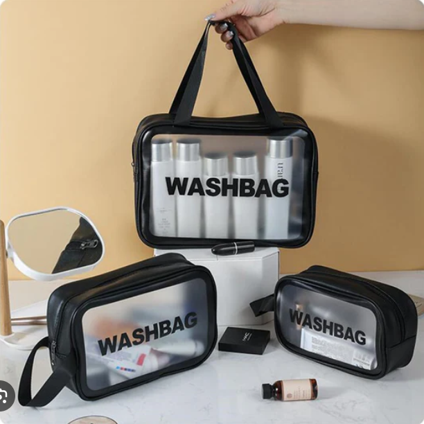 Set de 3 Cosmetiqueras Lavables WASHBAG