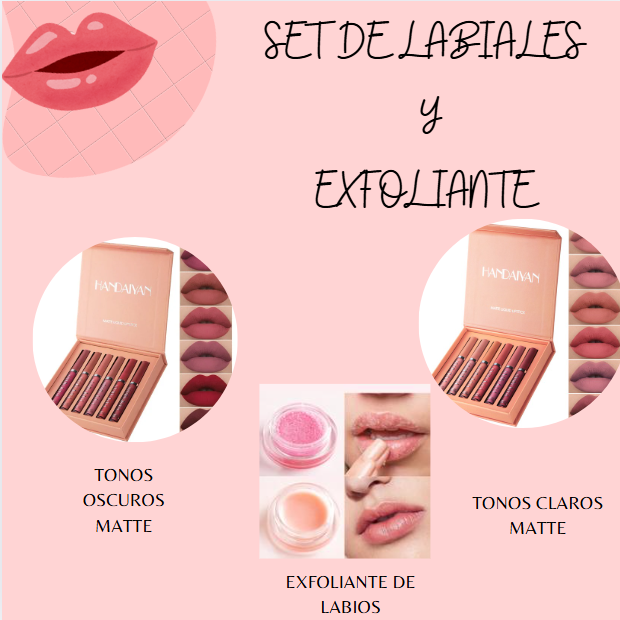 Set labiales + exfoliante